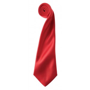 Colours szat�n nyakkend�, Red