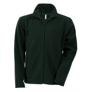 Kariban Falco cipz�ras mikropol�r pul�ver, Forest Green