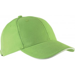 Kup Orlando 6 paneles sapka, Lime/White