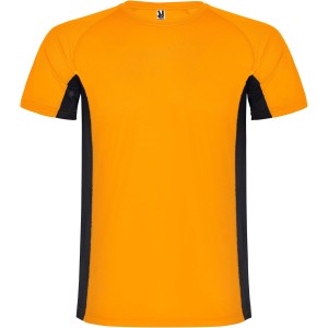 Roly Shanghai r�vid ujj� f�rfi sportp�l�, Fluor Orange, Black