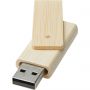 Rotate bambusz pendrive, 4GB, natr