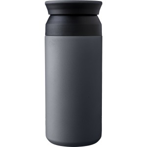 Rozsdamentes acl duplafal bgre, 350 ml, szrke